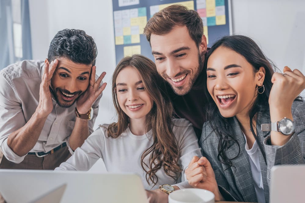 Decorative image of Gen Z looking at a laptop