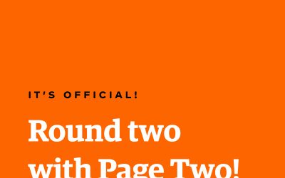 It’s Official: Round Two with Page Two